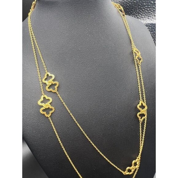 STELLA & Dot Clover Station Necklace - Picture 6 of 7